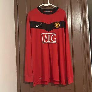 Nike Manchester United Soccer Long Sleeve Jersey